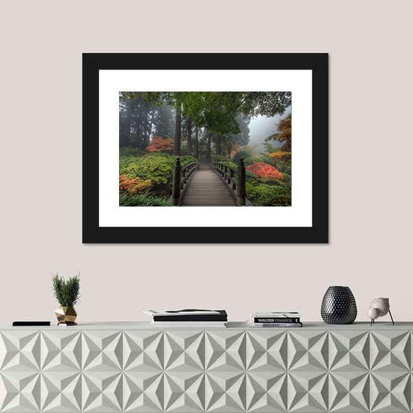 The Bridge In Portland Canvas Wall Art-3 Horizontal-Gallery Wrap-25" x 16"-Tiaracle