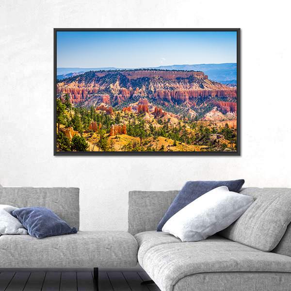 The Bryce Canyon Canvas Wall Art-1 Piece-Floating Frame-24" x 16"-Tiaracle