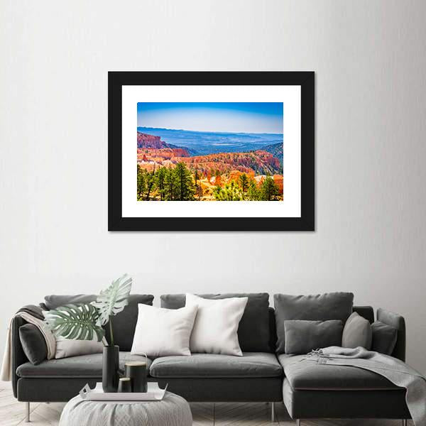 The Bryce Canyon National Park Utah Canvas Wall Art-1 Piece-Framed Print-20" x 16"-Tiaracle