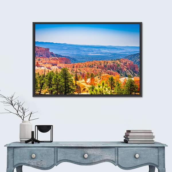 The Bryce Canyon National Park Utah Canvas Wall Art-3 Horizontal-Gallery Wrap-25" x 16"-Tiaracle