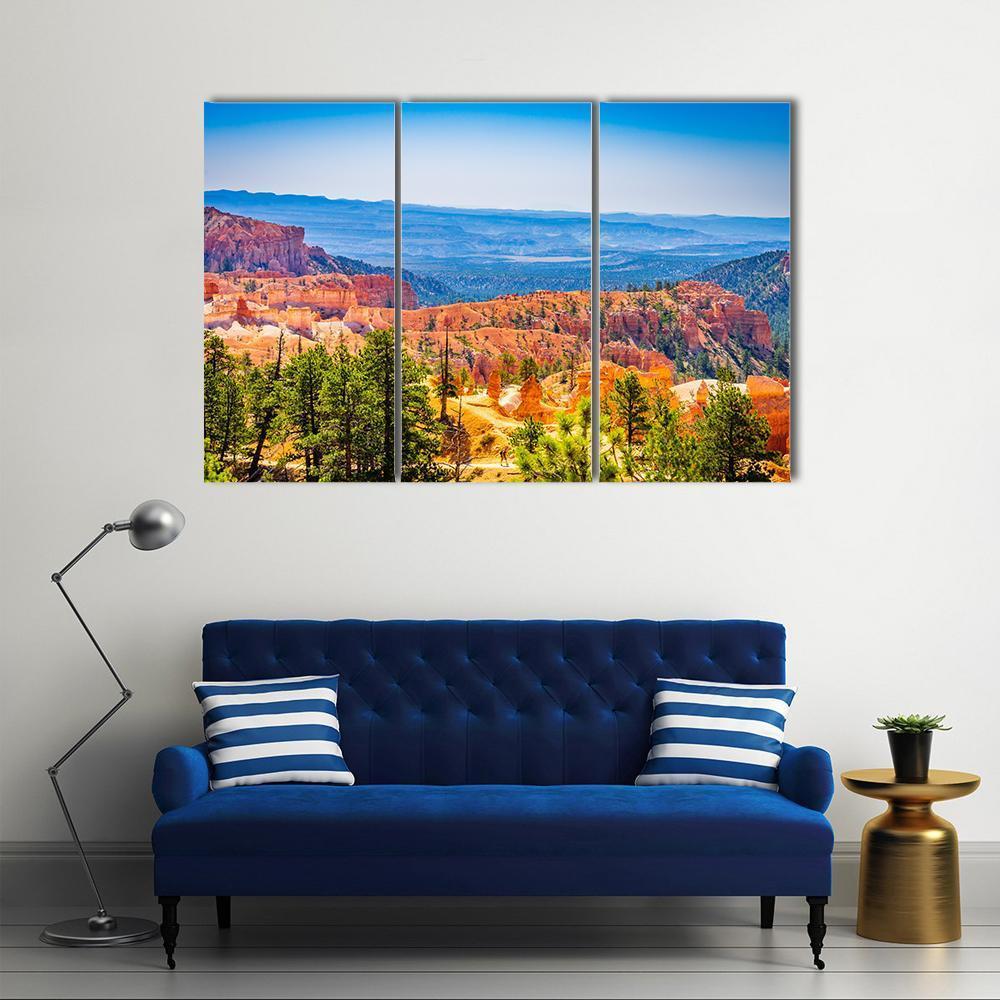 The Bryce Canyon National Park Utah Canvas Wall Art-3 Horizontal-Gallery Wrap-37" x 24"-Tiaracle