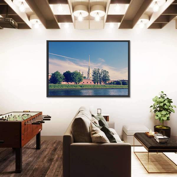 The Burial Place Of Nicholas ii Canvas Wall Art-3 Horizontal-Gallery Wrap-25" x 16"-Tiaracle