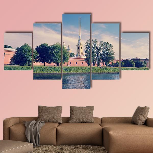 The Burial Place Of Nicholas ii Canvas Wall Art-5 Star-Gallery Wrap-62" x 32"-Tiaracle