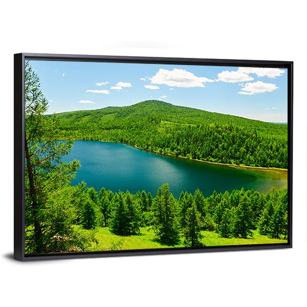 The Camel Ride Sky Pond Panoramic Canvas Wall Art-1 Piece-36" x 12"-Tiaracle