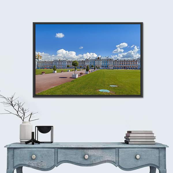 The Catherine Palace In Russia Canvas Wall Art-3 Horizontal-Gallery Wrap-25" x 16"-Tiaracle