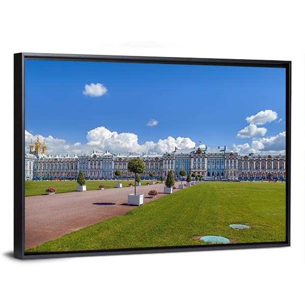The Catherine Palace In Russia Canvas Wall Art-3 Horizontal-Gallery Wrap-25" x 16"-Tiaracle