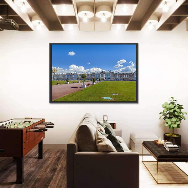 The Catherine Palace In Russia Canvas Wall Art-3 Horizontal-Gallery Wrap-25" x 16"-Tiaracle