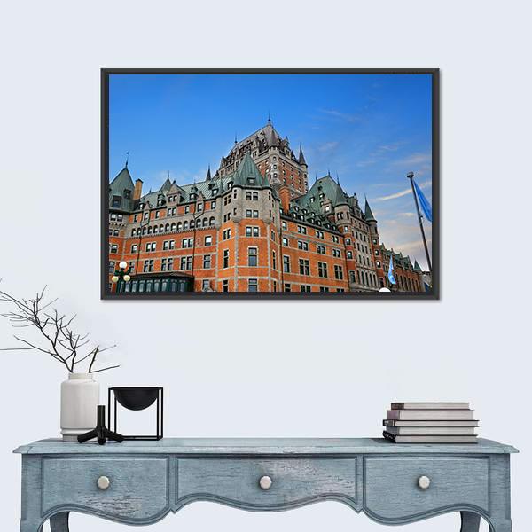 The Chateau Frontenac Canada Canvas Wall Art-3 Horizontal-Gallery Wrap-25" x 16"-Tiaracle