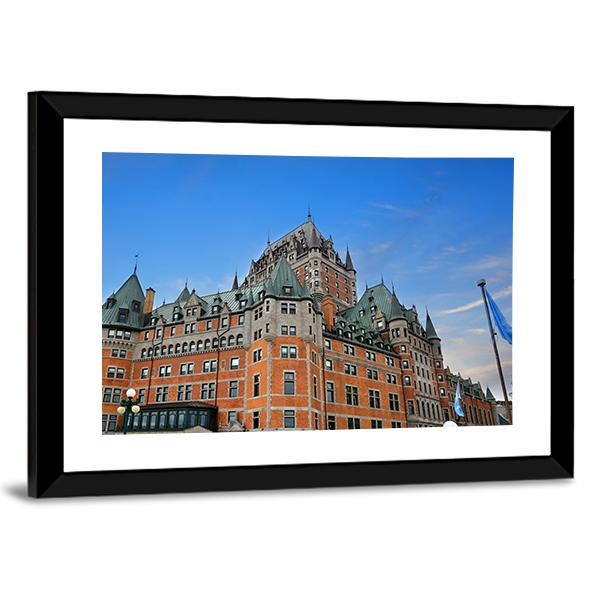 The Chateau Frontenac Canada Canvas Wall Art-3 Horizontal-Gallery Wrap-25" x 16"-Tiaracle