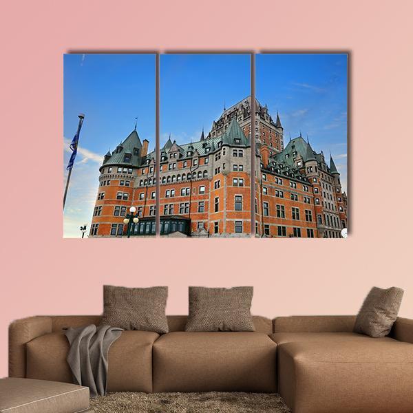 The Chateau Frontenac Canada Canvas Wall Art-3 Horizontal-Gallery Wrap-25" x 16"-Tiaracle