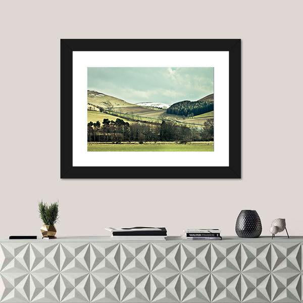 The Cheviot Hills Canvas Wall Art-3 Horizontal-Gallery Wrap-25" x 16"-Tiaracle
