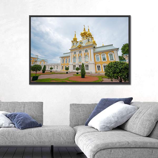 The Church Building Museum Canvas Wall Art-1 Piece-Floating Frame-24" x 16"-Tiaracle