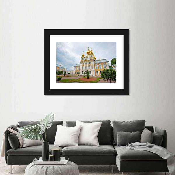 The Church Building Museum Canvas Wall Art-1 Piece-Framed Print-20" x 16"-Tiaracle