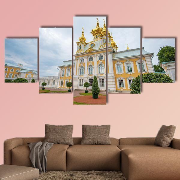 The Church Building Museum Canvas Wall Art-5 Star-Gallery Wrap-62" x 32"-Tiaracle