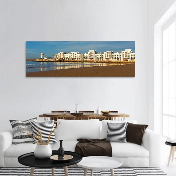 The City Of Agadir Morocco Panoramic Canvas Wall Art-3 Piece-25" x 08"-Tiaracle