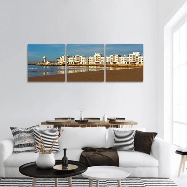 The City Of Agadir Morocco Panoramic Canvas Wall Art-3 Piece-25" x 08"-Tiaracle