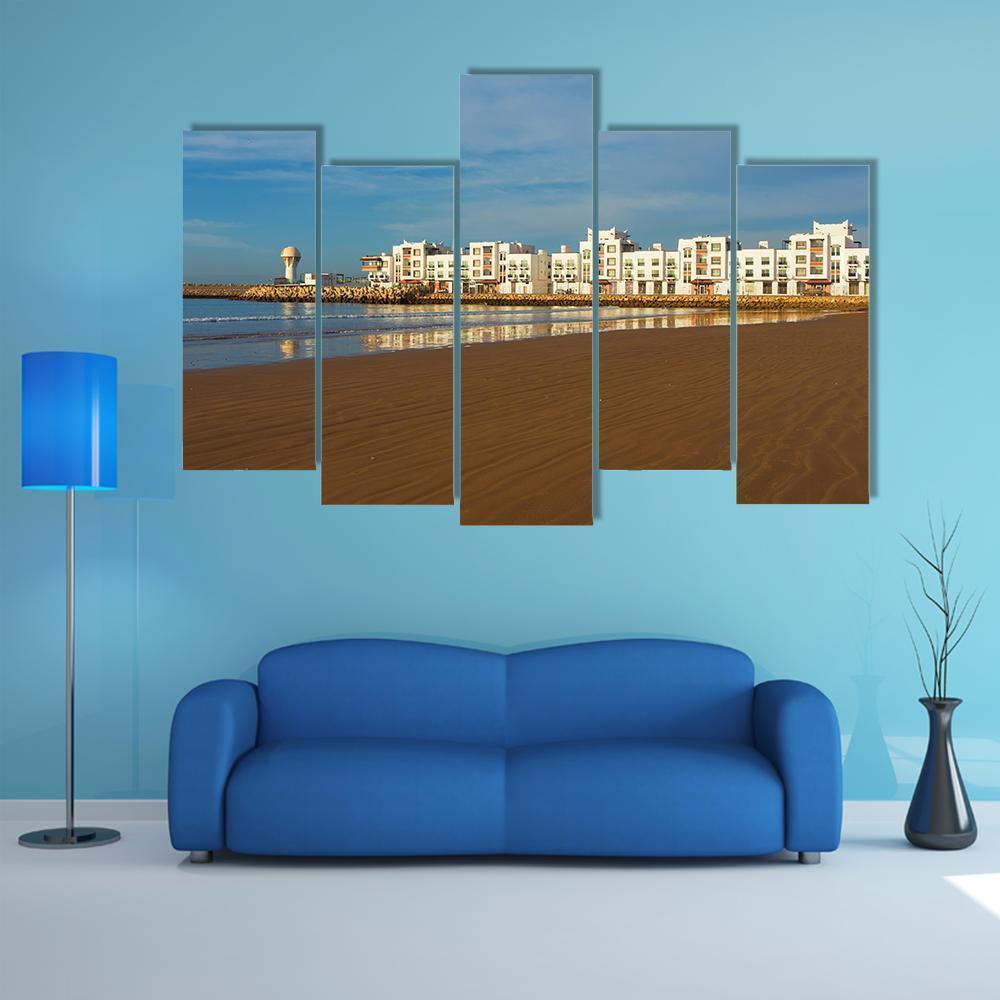 The City Of Agadir Morocco Canvas Wall Art-5 Pop-Gallery Wrap-47" x 32"-Tiaracle