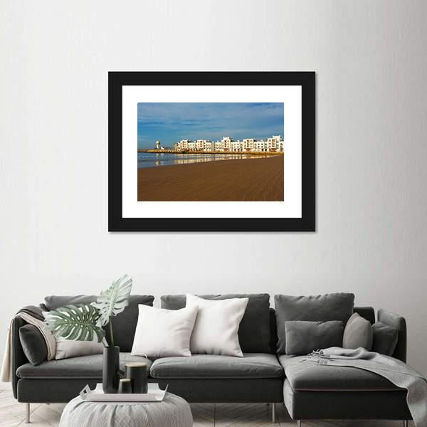 The City Of Agadir Morocco Canvas Wall Art-1 Piece-Framed Print-20" x 16"-Tiaracle