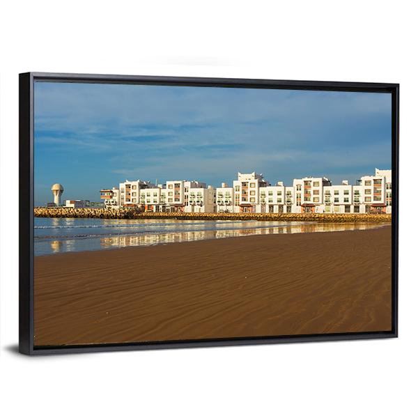 The City Of Agadir Morocco Canvas Wall Art-3 Horizontal-Gallery Wrap-25" x 16"-Tiaracle