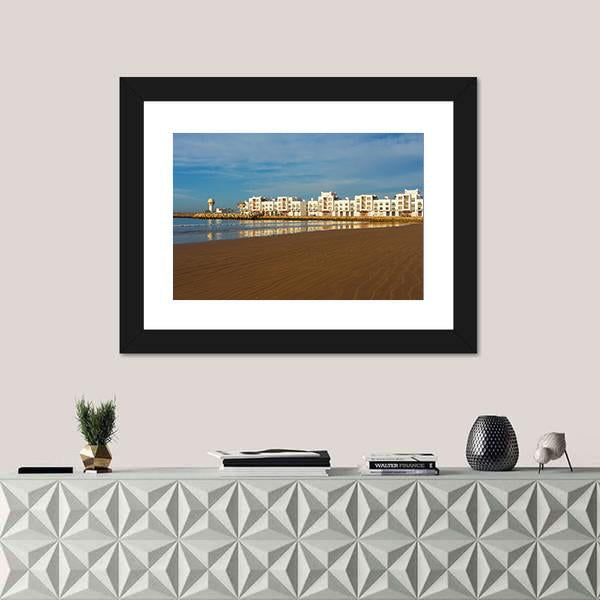 The City Of Agadir Morocco Canvas Wall Art-3 Horizontal-Gallery Wrap-25" x 16"-Tiaracle