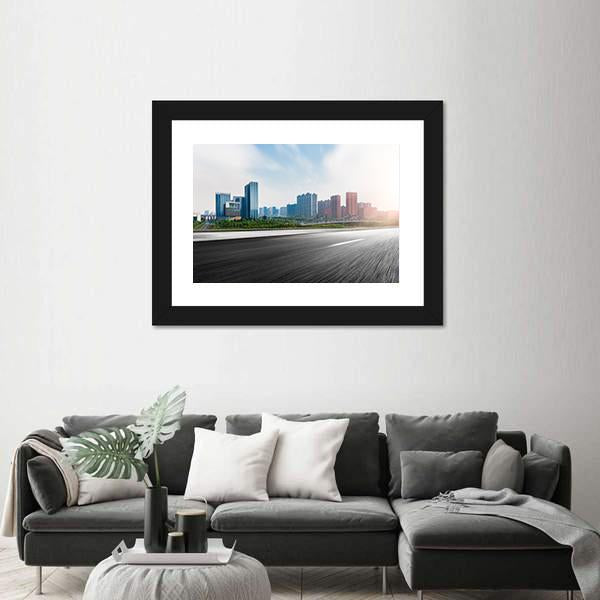The City & The Road Canvas Wall Art-1 Piece-Framed Print-20" x 16"-Tiaracle