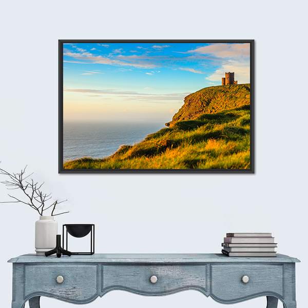 The Cliffs Of Moher Canvas Wall Art-3 Horizontal-Gallery Wrap-25" x 16"-Tiaracle