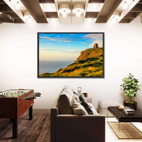 The Cliffs Of Moher Canvas Wall Art-3 Horizontal-Gallery Wrap-25" x 16"-Tiaracle