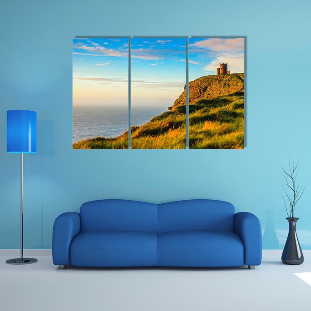 The Cliffs Of Moher Canvas Wall Art-5 Pop-Gallery Wrap-47" x 32"-Tiaracle