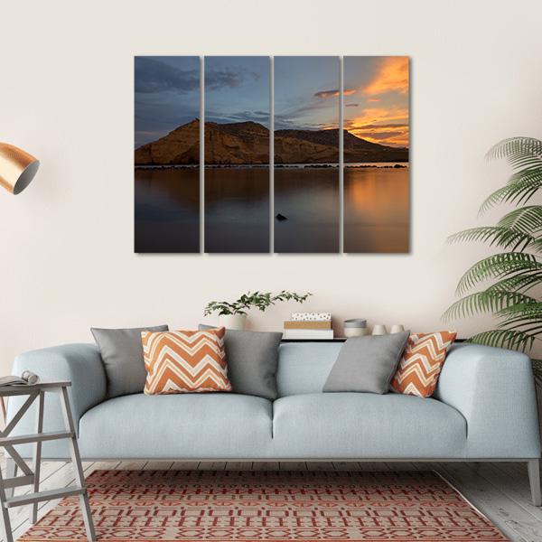 The Closed Cove In Aguilas Canvas Wall Art-4 Horizontal-Gallery Wrap-34" x 24"-Tiaracle