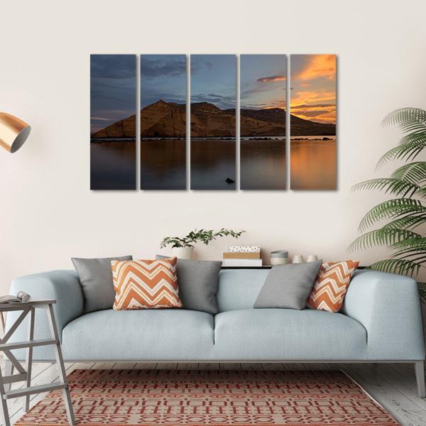 The Closed Cove In Aguilas Canvas Wall Art-5 Horizontal-Gallery Wrap-22" x 12"-Tiaracle