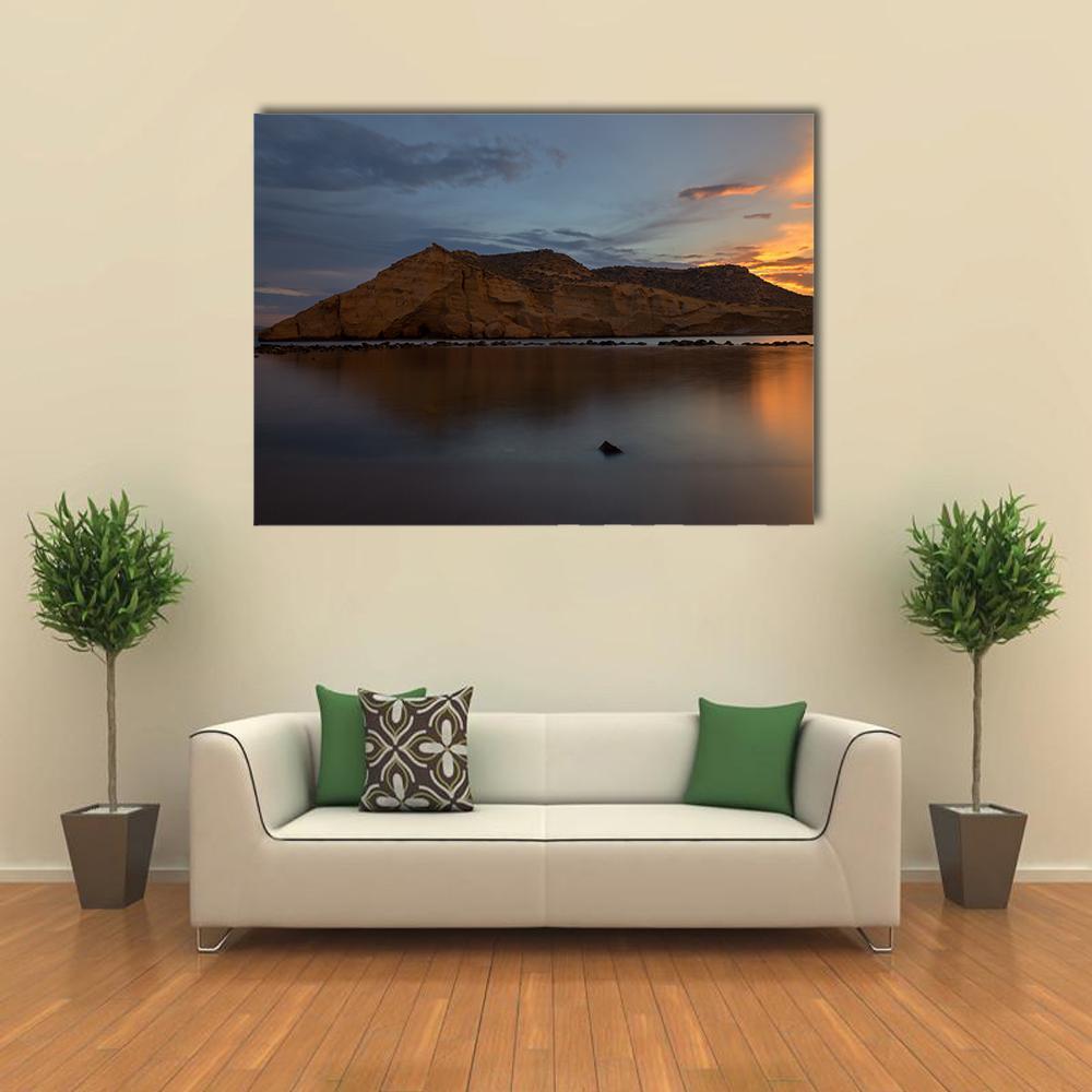 The Closed Cove In Aguilas Canvas Wall Art-1 Piece-Gallery Wrap-48" x 32"-Tiaracle