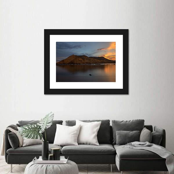 The Closed Cove In Aguilas Canvas Wall Art-1 Piece-Framed Print-20" x 16"-Tiaracle