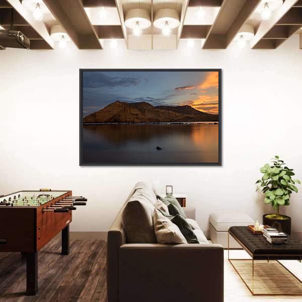The Closed Cove In Aguilas Canvas Wall Art-5 Horizontal-Gallery Wrap-22" x 12"-Tiaracle