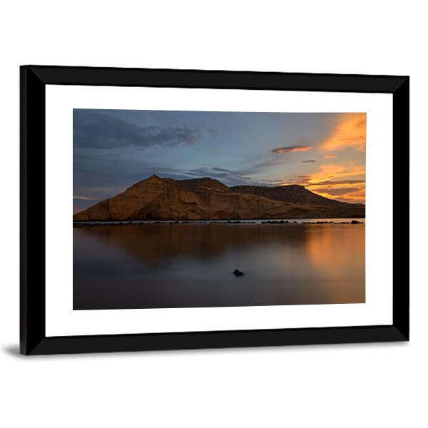 The Closed Cove In Aguilas Canvas Wall Art-3 Horizontal-Gallery Wrap-25" x 16"-Tiaracle