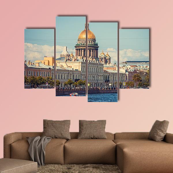 St Isaac's Cathedral Canvas Wall Art-4 Pop-Gallery Wrap-50" x 32"-Tiaracle