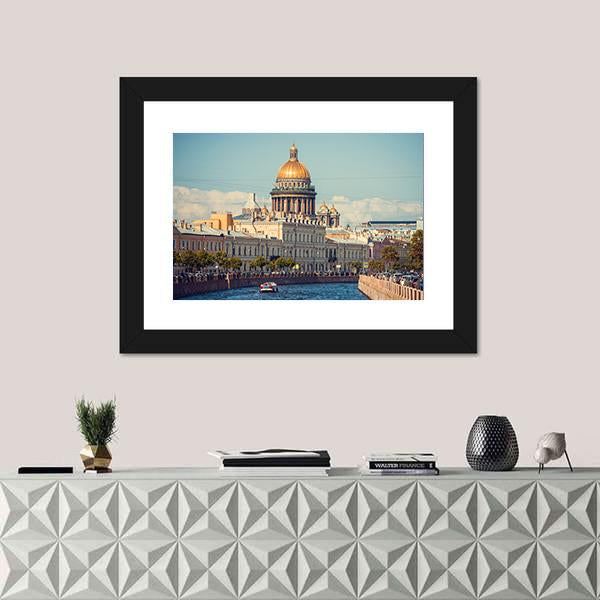 St Isaac's Cathedral Canvas Wall Art-3 Horizontal-Gallery Wrap-25" x 16"-Tiaracle