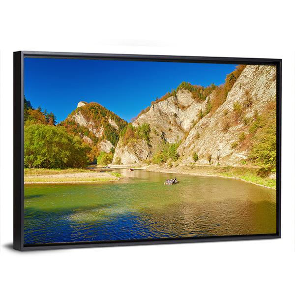 The Dunajec River Gorge Canvas Wall Art-3 Horizontal-Gallery Wrap-25" x 16"-Tiaracle