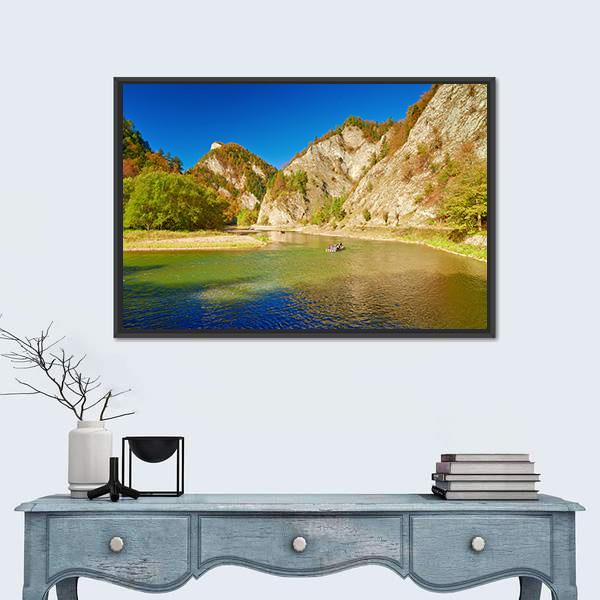 The Dunajec River Gorge Canvas Wall Art-3 Horizontal-Gallery Wrap-25" x 16"-Tiaracle
