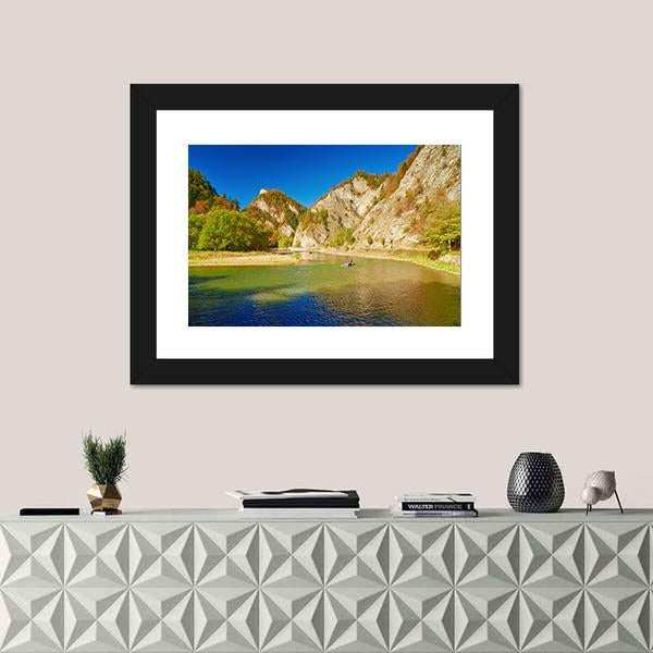 The Dunajec River Gorge Canvas Wall Art-3 Horizontal-Gallery Wrap-25" x 16"-Tiaracle
