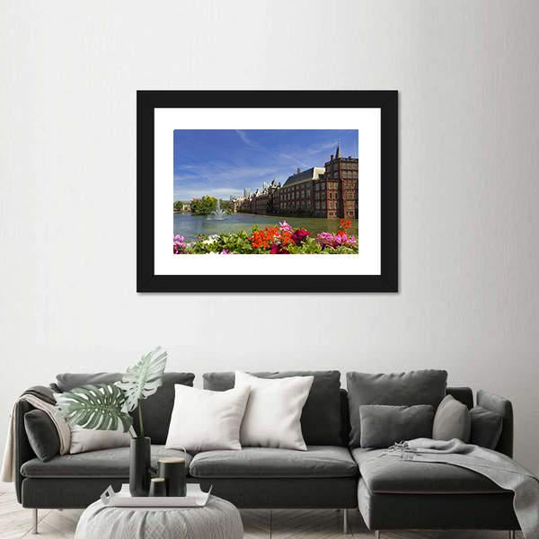 The Dutch Parliament Canvas Wall Art-1 Piece-Framed Print-20" x 16"-Tiaracle