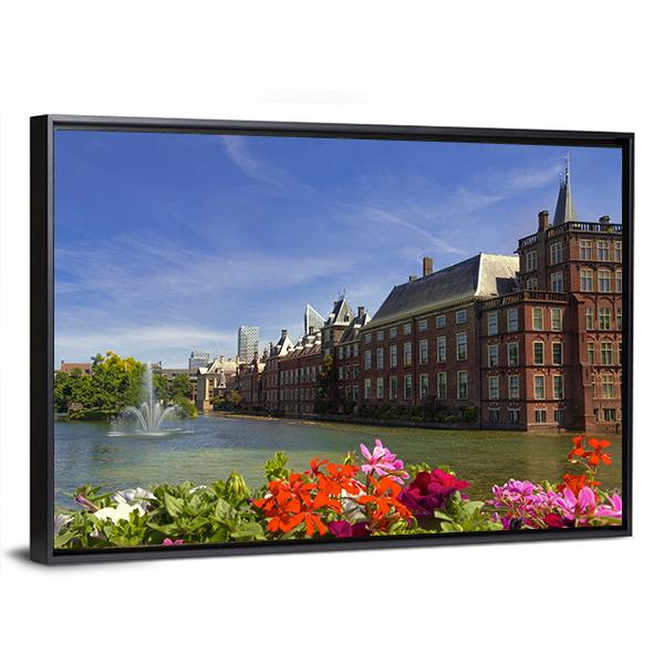 The Dutch Parliament Canvas Wall Art-3 Horizontal-Gallery Wrap-25" x 16"-Tiaracle
