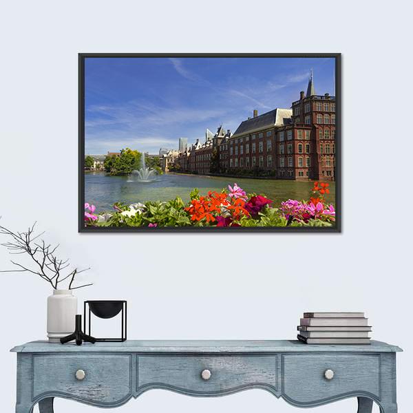 The Dutch Parliament Canvas Wall Art-3 Horizontal-Gallery Wrap-25" x 16"-Tiaracle