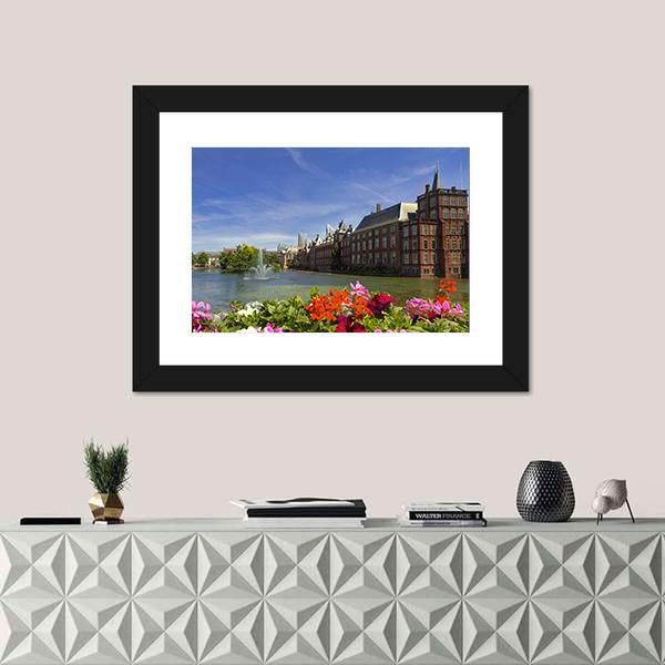 The Dutch Parliament Canvas Wall Art-3 Horizontal-Gallery Wrap-25" x 16"-Tiaracle