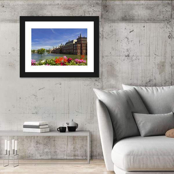The Dutch Parliament Canvas Wall Art-3 Horizontal-Gallery Wrap-25" x 16"-Tiaracle