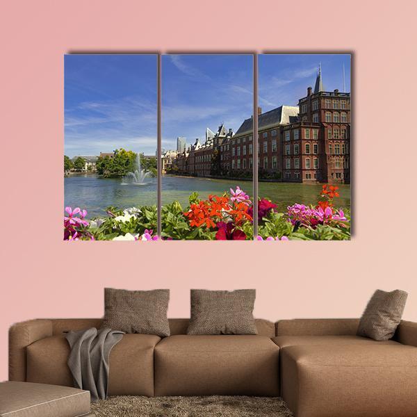 The Dutch Parliament Canvas Wall Art-3 Horizontal-Gallery Wrap-25" x 16"-Tiaracle