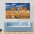 The Egyptian Pyramids Canvas Wall Art-3 Horizontal-Gallery Wrap-37" x 24"-Tiaracle