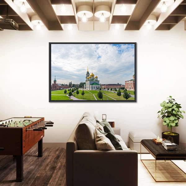 The Epiphany Cathedral Panoramic Canvas Wall Art-1 Piece-36" x 12"-Tiaracle