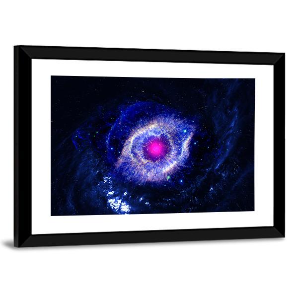 The Eye Of God Nebula Canvas Wall Art-5 Horizontal-Gallery Wrap-22" x 12"-Tiaracle