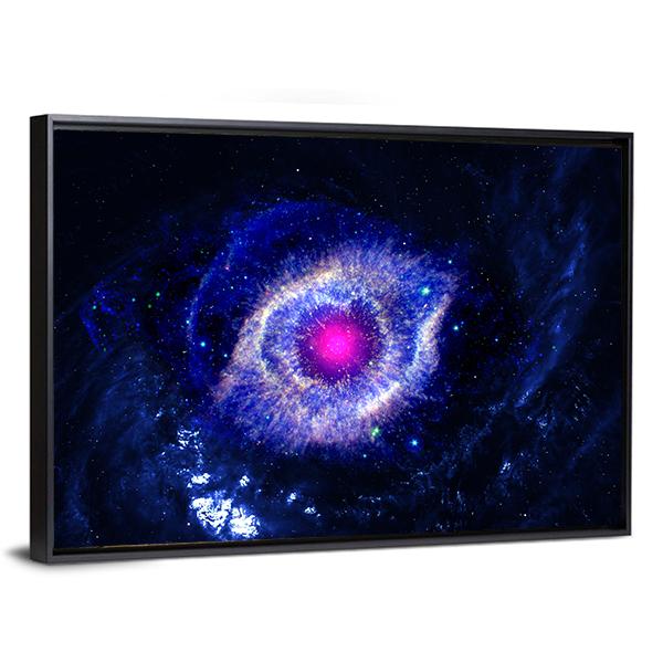 The Eye Of God Nebula Canvas Wall Art-3 Horizontal-Gallery Wrap-25&quot; x 16&quot;-Tiaracle