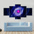 The Eye Of God Nebula Canvas Wall Art-3 Horizontal-Gallery Wrap-25" x 16"-Tiaracle